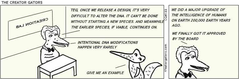 Once we release a design it's difficult to alter the DNA.