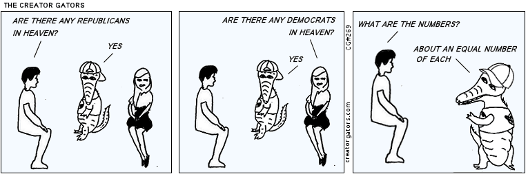 Are there Republicans in heaven?